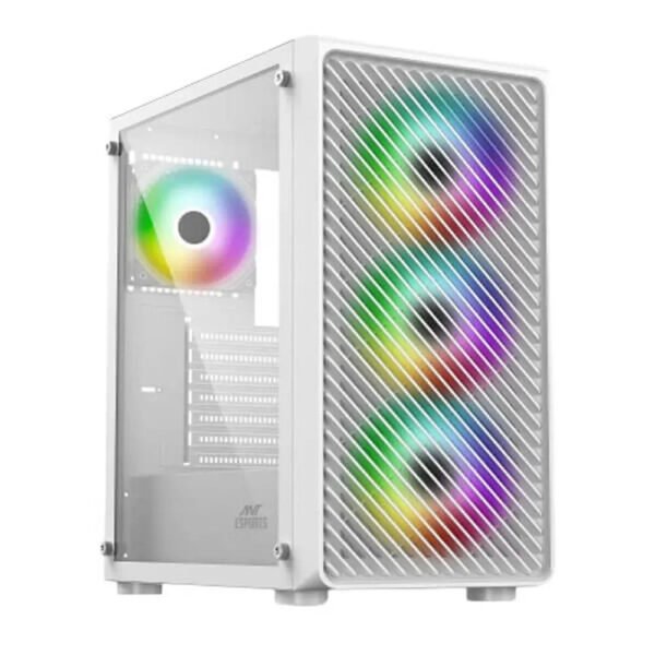 ANT ESPORTS 211 Air ARGB ATX Mid Tower Cabinet (White)