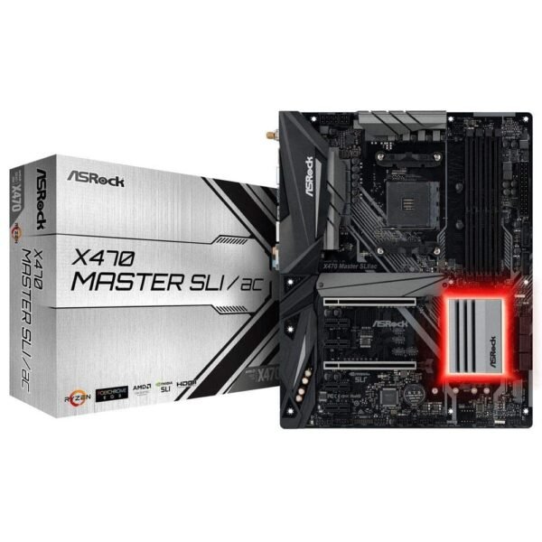 ASROCK X470 Master Sli/Ac DDR4 AMD Motherboard