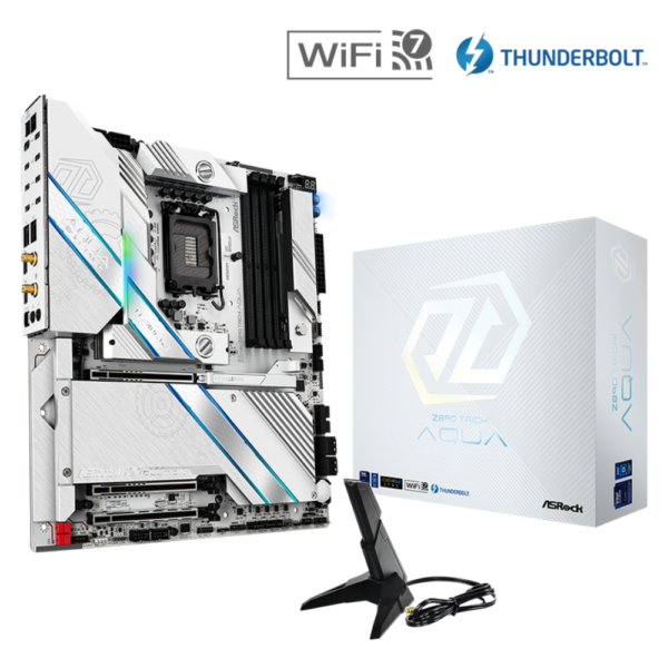 ASROCK Z890 Taichi Aqua Wifi DDR5 Intel Motherboard ( White )