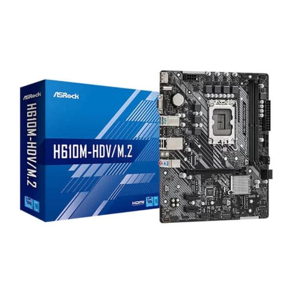 ASROCK H610M-HDV/M.2 DDR4 Intel Motherboard