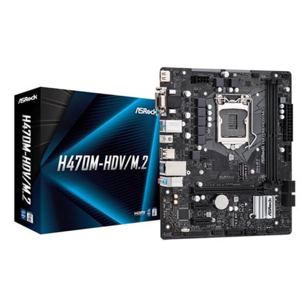 ASROCK H470-HDV/M.2 DDR4 Intel Motherboard