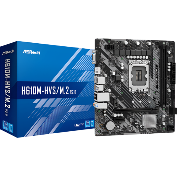 ASROCK H610M-HVS/M.2 R2.0 DDR4 Intel Motherboard