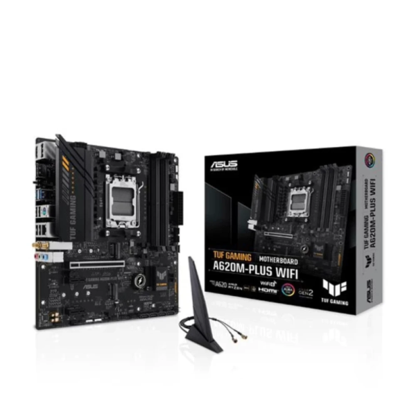 ASUS TUF Gaming A620M-Plus WiFi DDR5 AMD Motherboard