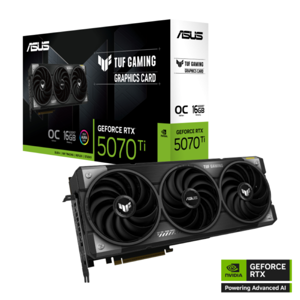 ASUS Tuf Gaming GeForce RTX 5070 Ti OC Edition 16GB Nvidia Graphic Card